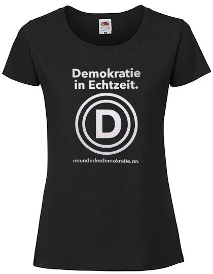 T-Shirt "Freunde der Demokratie" D-Logo / Damen