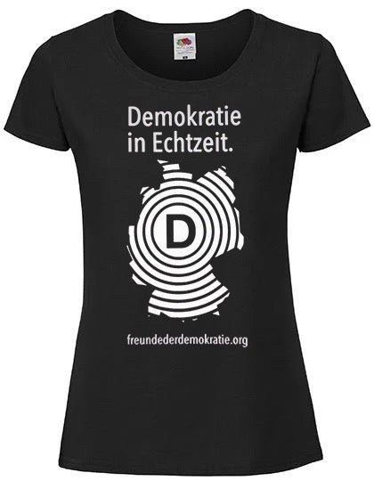 T-Shirt "Freunde der Demokratie" Schockwelle / Damen