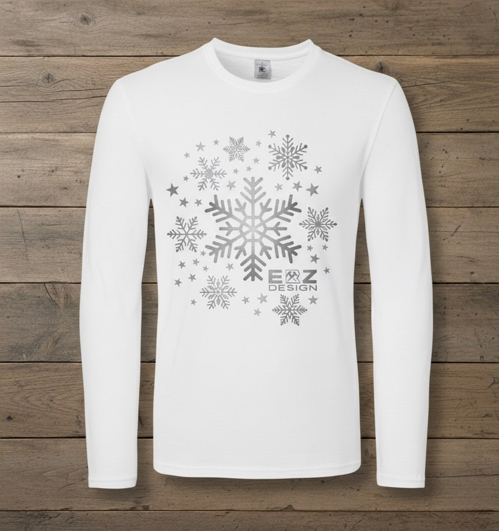 ERZ Schneekristalle silber * Damen