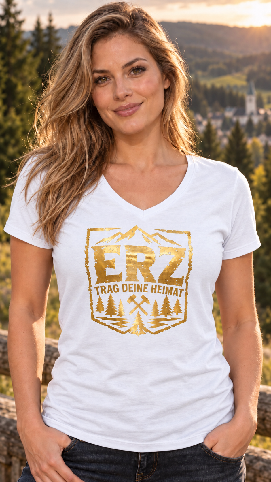 Anton Günther Vergaß dei Haamit net | Shirt | Fanartikel zum Album | Erzgebirge | Damen