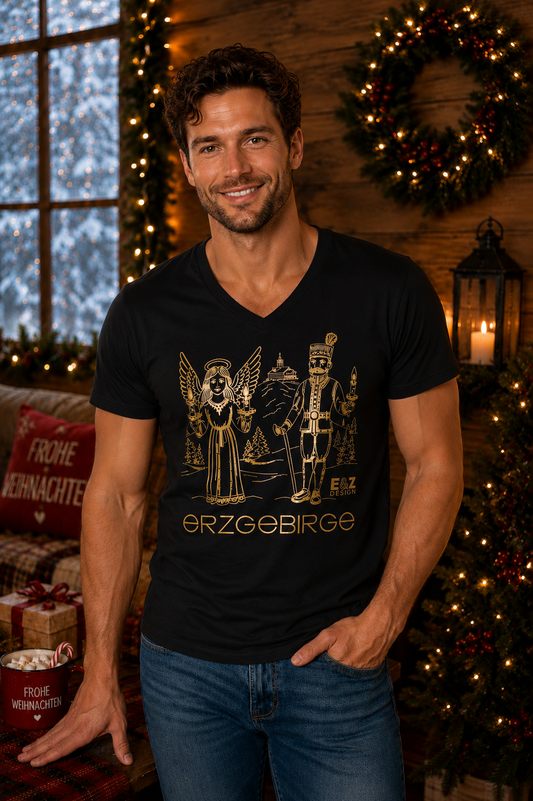 Bergmann & Engel | kurz | ERZ-Shirt | Erzgebirge | ERZ-Design | Herren