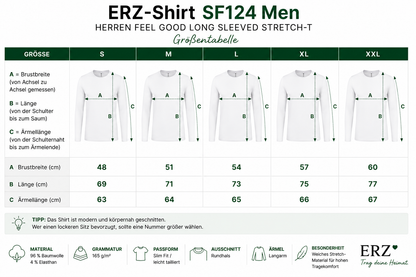 Schnee Kristalle | gold | ERZ-Shirt | Erzgebirge | ERZ-Design | Herren