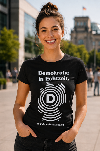 T-Shirt "Freunde der Demokratie" | Schockwelle | Damen