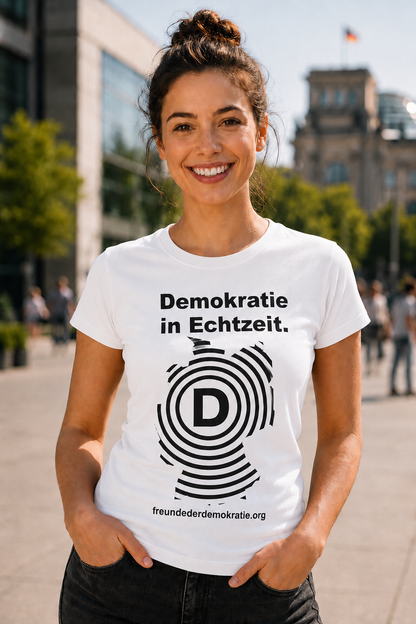 T-Shirt "Freunde der Demokratie" | Schockwelle | Damen