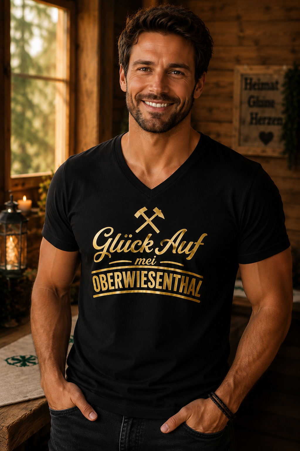 Glück Auf mei Oberwiesenthal | ERZ-Design | Herren