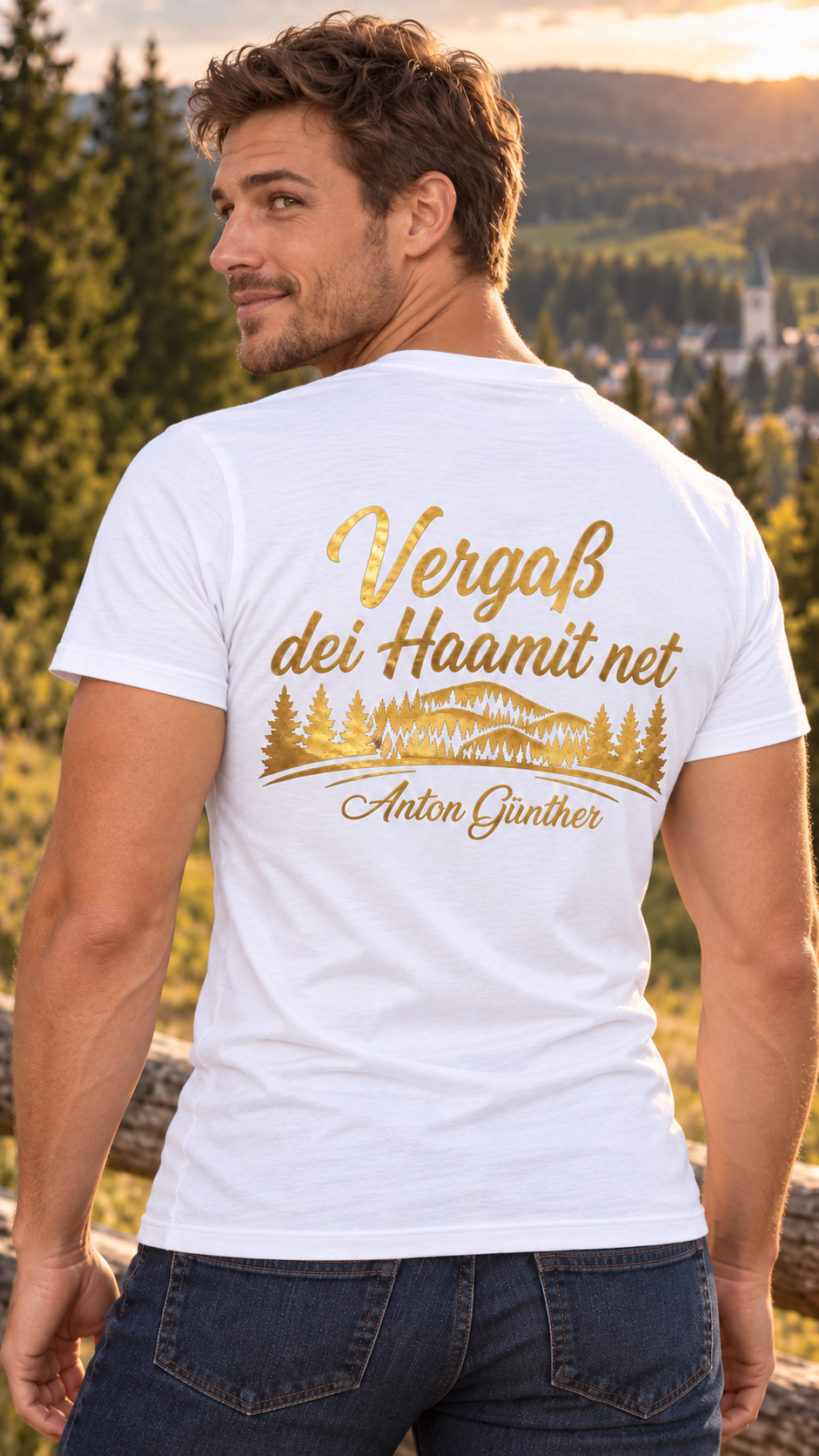 Anton Günther Vergaß dei Haamit net | Shirt | Fanartikel zum Album | Erzgebirge | Herren