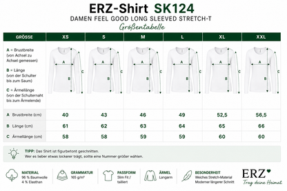 Schnee Kristalle | gold | ERZ-Shirt | Erzgebirge | ERZ-Design | Damen