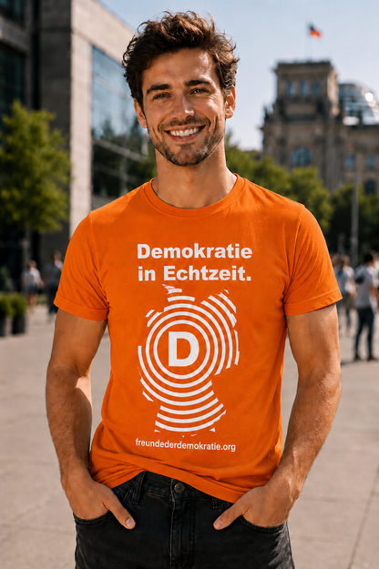 T-Shirt "Freunde der Demokratie" | Schockwelle | Herren