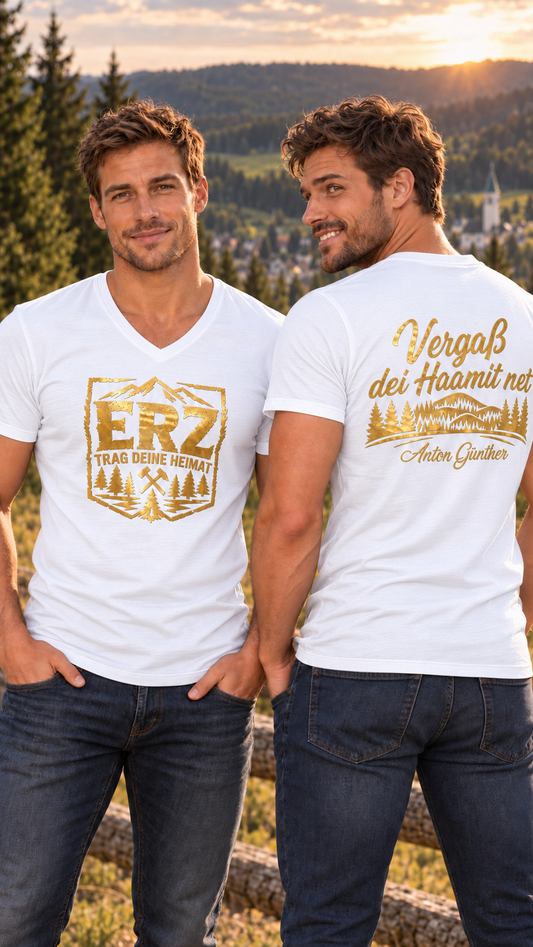 Anton Günther Vergaß dei Haamit net | Shirt | Fanartikel zum Album | Erzgebirge | Herren