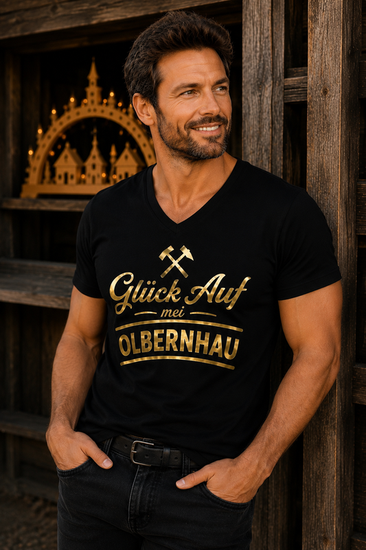 Glück Auf mei Olbernhau | ERZ-Design | Herren
