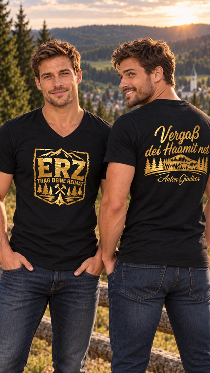 Anton Günther Vergaß dei Haamit net | Shirt | Fanartikel zum Album | Erzgebirge | Herren