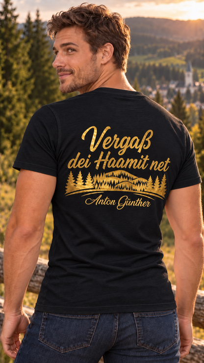 Anton Günther Vergaß dei Haamit net | Shirt | Fanartikel zum Album | Erzgebirge | Herren