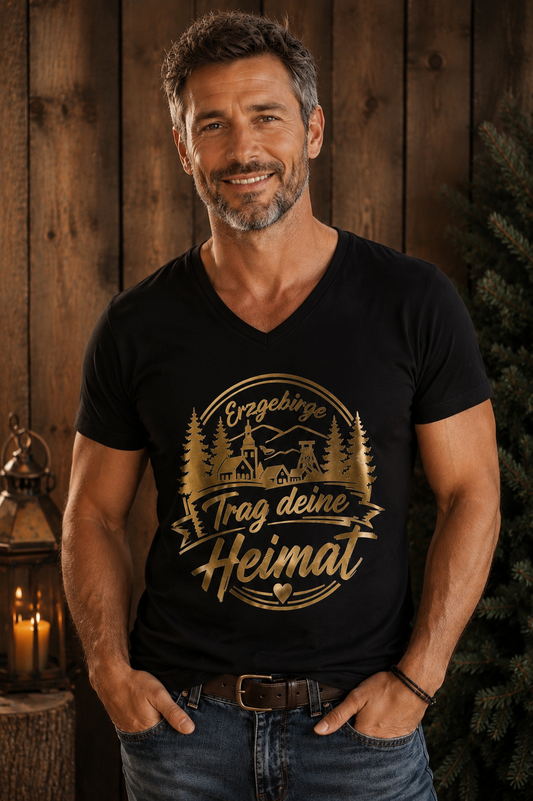 Trag deine Heimat - Erzgebirge | Premium T-Shirt | Herren
