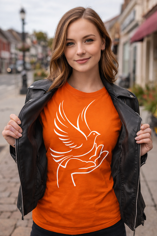 T-Shirt Friedenstaube / Damen