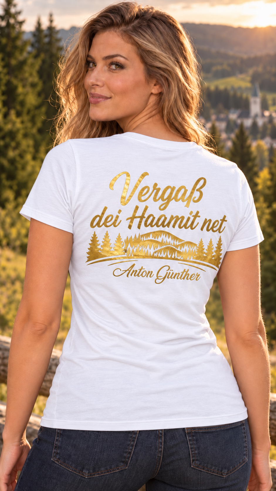 Anton Günther Vergaß dei Haamit net | Shirt | Fanartikel zum Album | Erzgebirge | Damen