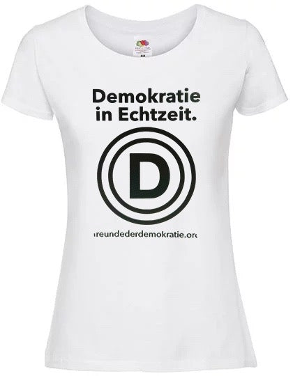 T-Shirt "Freunde der Demokratie" D-Logo / Damen