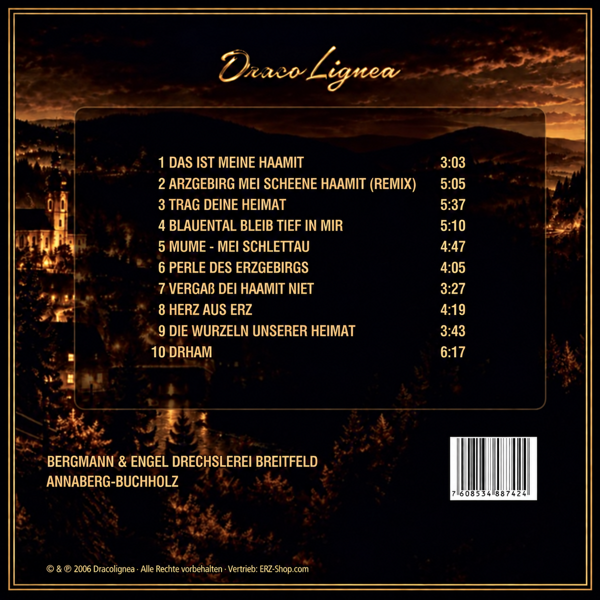 Audio CD – Album „HAAMIT“  DracoLignea