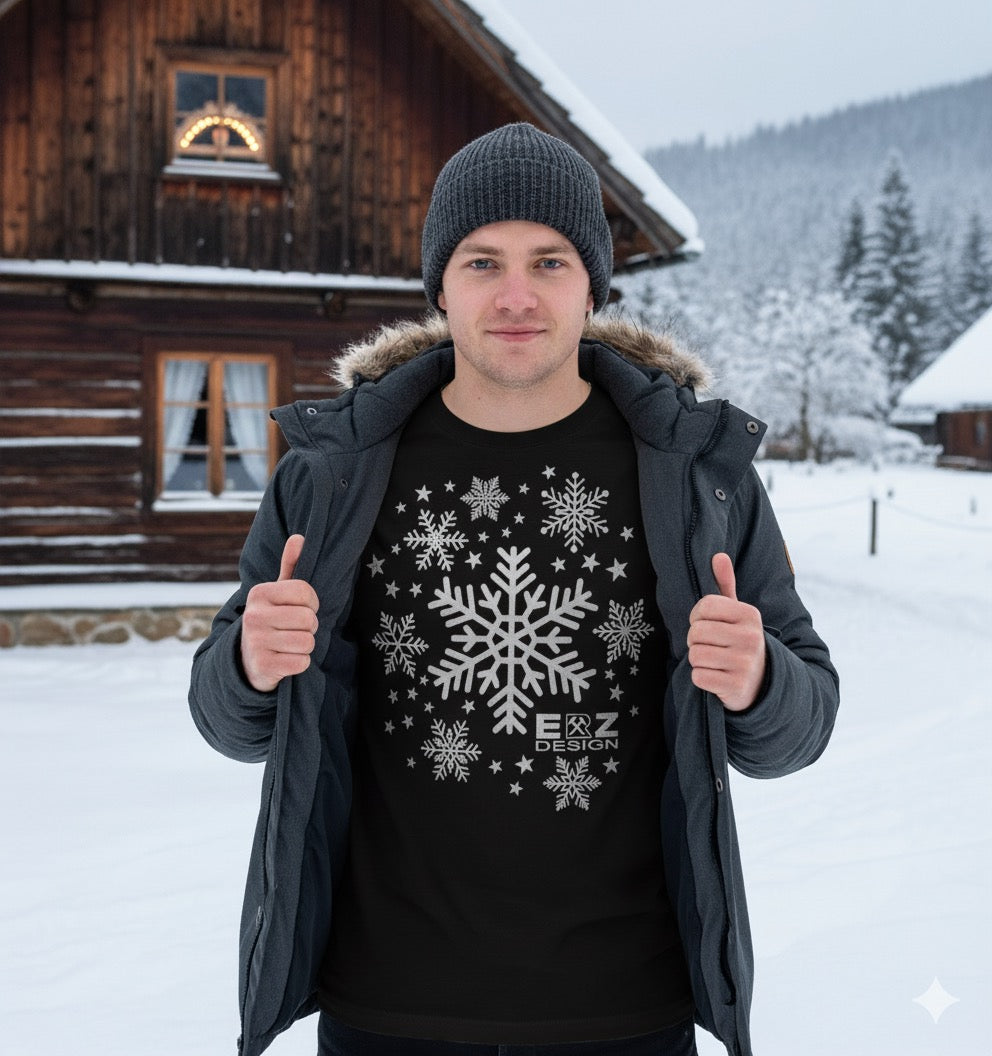 ERZ Schneekristalle silber * Herren