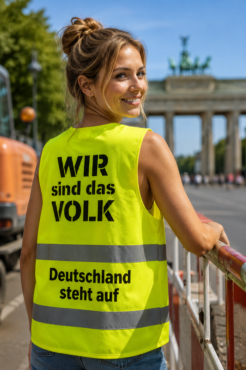 Weste Wir sind das Volk Demokratie Wende Deutschland ERZ-Shop ERZ-Design